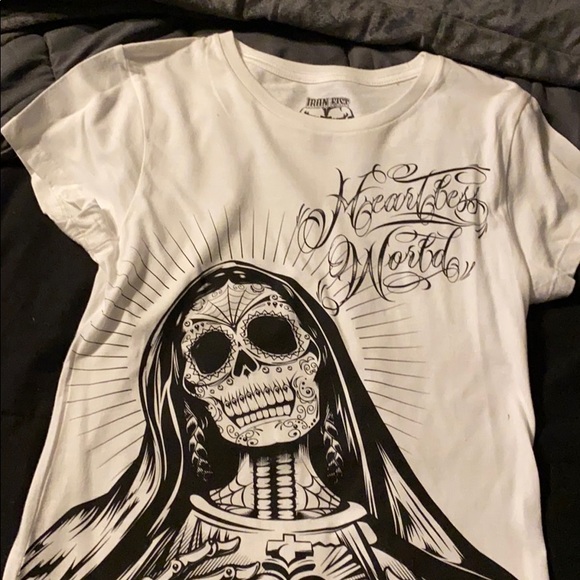 Iron Fist Tops - Woman’s large iron fist shirt